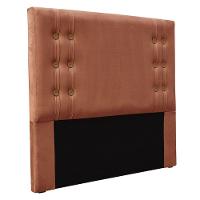 Cabeceira Casal 1,40m Genova Veludo Cobre Pallazio - 1