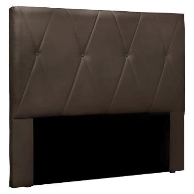 Cabeceira King 1,95m Aquilla Veludo - Pallazio Marrom