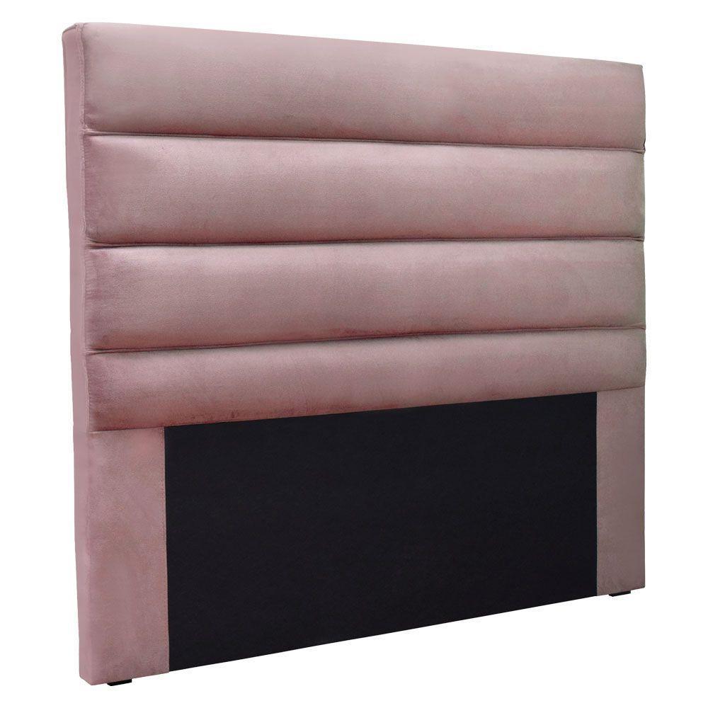 Cabeceira King 1,95m La Italiana Veludo Lilás - 1