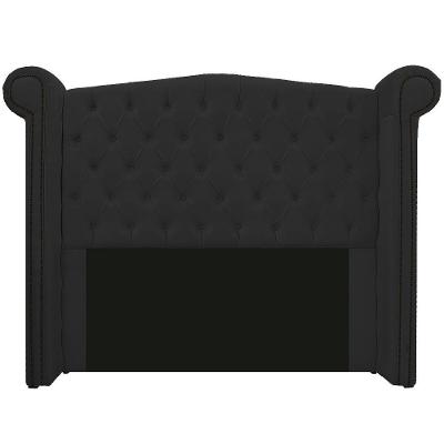 Cabeceira Veneza 195Cm King Size Preto