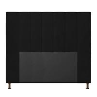Cabeceira Cama Box Casal 140cm Suede Preto - 3