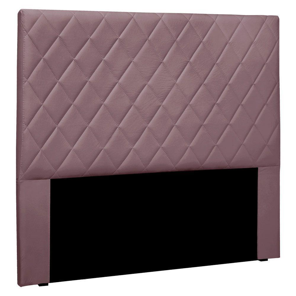 Cabeceira Casal 1,40m Esmeralda Veludo - Pallazio Uva - 1