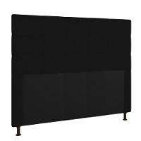 Cabeceira Cama Box Casal 140cm Corino Preto - 4