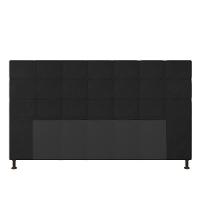 Cabeceira Cama Box King 195cm Suede Preto - 1