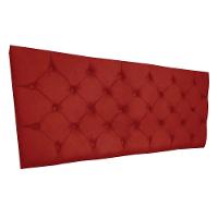 Cabeceira Painel Capitonê Queen 1,60m Jade Suede Cor Vermelho - 5
