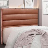 Cabeceira King 1,95m La Italiana Veludo Cobre - 10