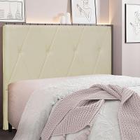 Cabeceira Casal 1,40m Aquilla Veludo - Pallazio Bege - 7