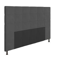Cabeceira Cama Box Queen 160cm Suede Grafite - 4