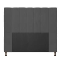 Cabeceira Cama Box Casal 140cm Suede Grafite - 1