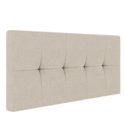 Cabeceira Painel Nina Para Cama Box Casal 140 Cm Linho Areia A27