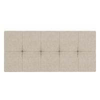 Cabeceira Painel Nina Para Cama Box Casal 140 Cm Linho Areia A27