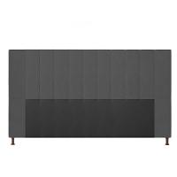 Cabeceira Cama Box King 195cm Suede Grafite - 3