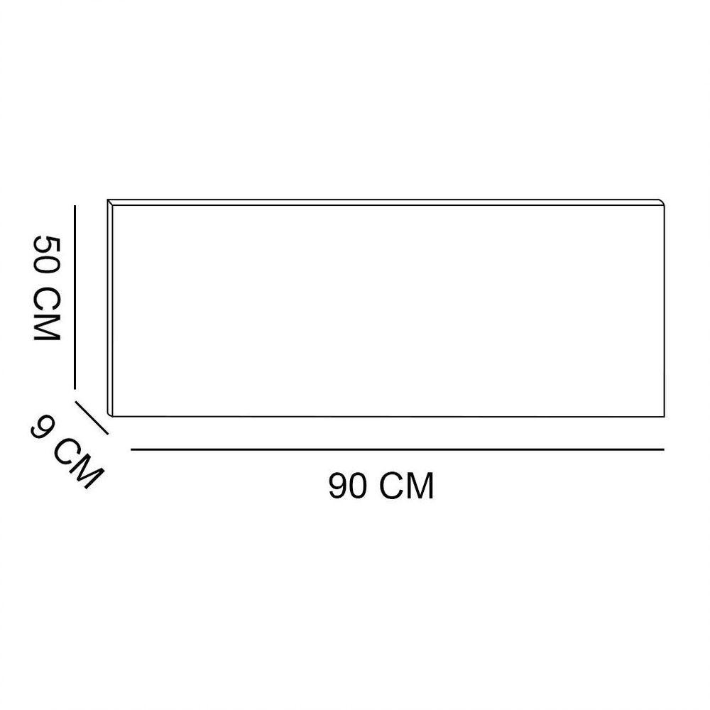 Cabeceira Painel Capitonê Solteiro 0,90m Jade Suede Cor Marrom - 2