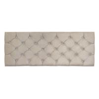 Cabeceira Painel Capitonê Casal 1,40m Jade Suede - Pallazio Cor Bege - 5