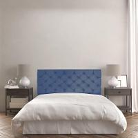 Cabeceira Painel Capitonê Queen 1,60m Jade Suede - Pallazio Cor Azul Marinho - 6