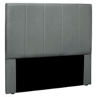 Cabeceira Solteiro 0,90m Ravenna Veludo Cinza Chumbo - 1
