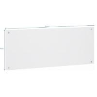Cabeceira Luciane Casal Prime Plus Painel 165 Cm Branco Mat - 2