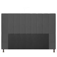 Cabeceira Cama Box Queen 160cm Suede Grafite - 3