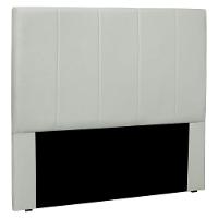 Cabeceira King 1,95m Ravenna Veludo Cinza Prata - 1