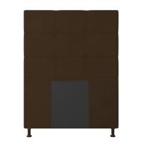 Cabeceira Cama Box Solteiro 90cm Suede Marrom - 3