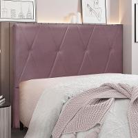 Cabeceira Queen Size 1,60m Yves Veludo Uva Gran Belo - 2