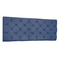 Cabeceira Painel Capitonê King 1,95m Jade Suede Cor Azul Marinho - 1