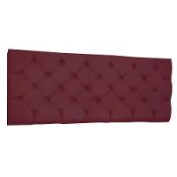 Cabeceira Painel Capitonê King 1,95m Jade Suede - Pallazio Cor Marsala - 1