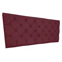 Cabeceira Painel Capitonê King 1,95m Jade Suede - Pallazio Cor Marsala - 3