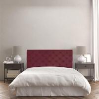 Cabeceira Painel Capitonê King 1,95m Jade Suede - Pallazio Cor Marsala - 6