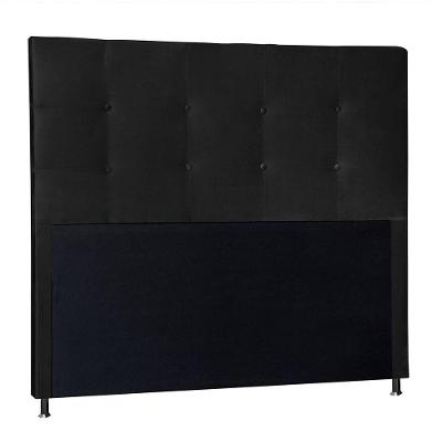 Cabeceira King 1,95m Berlim Suede Preto