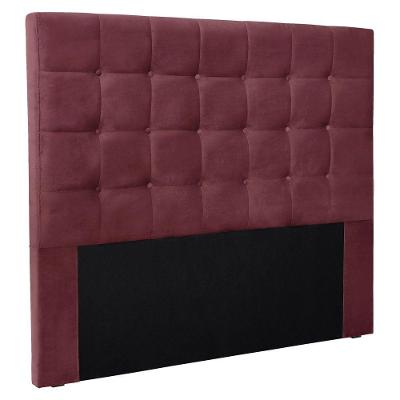 Cabeceira King 1,95m Verona Veludo Vinho