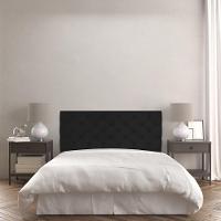 Cabeceira Painel Capitonê King 1,95m Jade Suede - Pallazio Cor Preto - 6