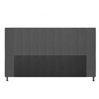 Cabeceira Cama Box King 195cm Suede Grafite - 3