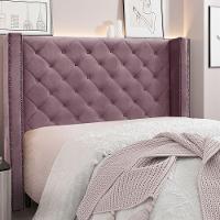 Cabeceira King 1,95m Vicenza Veludo Uva - 4
