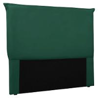 Cabeceira King 1,95m Veneza Veludo Verde Floresta - 1
