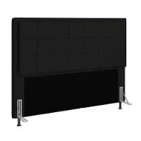 Cabeceira Onix Cama Box King 195cm Suede Preto - 3