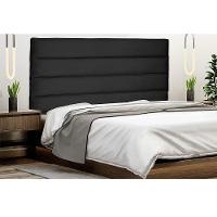 Cabeceira Para Cama Box Queen 160cm Suede Preto - 7