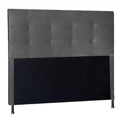 Cabeceira Solteiro 0,90m Berlim Suede Cinza