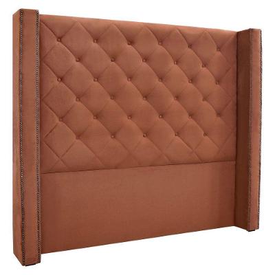 Cabeceira King 1,95m Vicenza Veludo Cobre