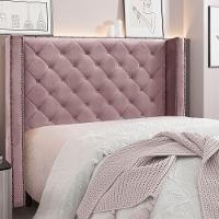 Cabeceira Solteiro 0,90m Vicenza Veludo Lilás
