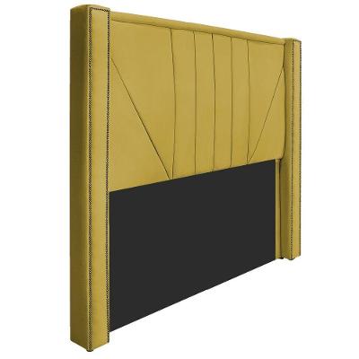 Cabeceira Casal 140cm Suede Amarelo
