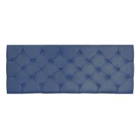 Cabeceira Painel Capitonê Casal 1,40m Jade Suede - Pallazio Cor Azul Marinho - 5
