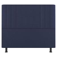 Cabeceira Cama Box Casal King Size Grace 195Cm Suede Azul