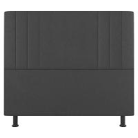 Kit Cabeceira E Baú Cama Box Solteiro 90Cm Cinza Escuro - 7