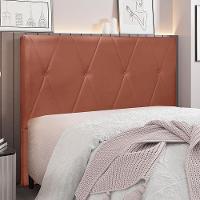 Cabeceira Queen Size 1,60m Yves Veludo Cobre Gran Belo