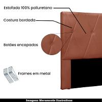 Cabeceira Queen Size 1,60m Yves Veludo Cobre Gran Belo - 7