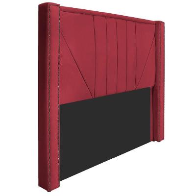 Cabeceira King 195cm Suede Vermelho