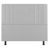 Kit Cabeceira E Baú Cama Box Queen 160Cm Sintético Branco - 5