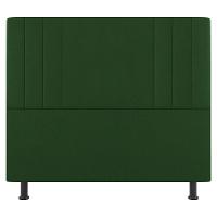 Kit Cabeceira E Baú Cama Box Solteiro 90Cm Verde - 7