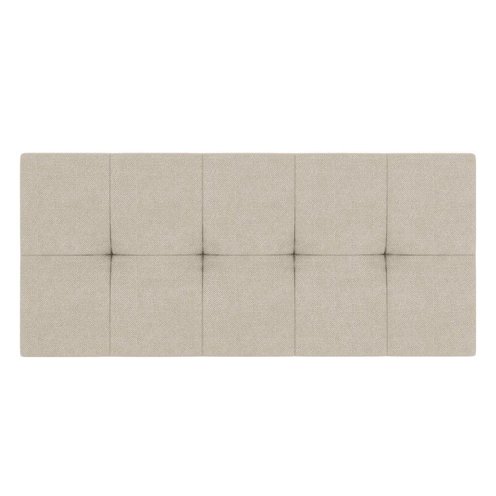 Cabeceira Painel Nina Para Cama Box Casal 140 Cm Linho Cor A27 Areia - 4